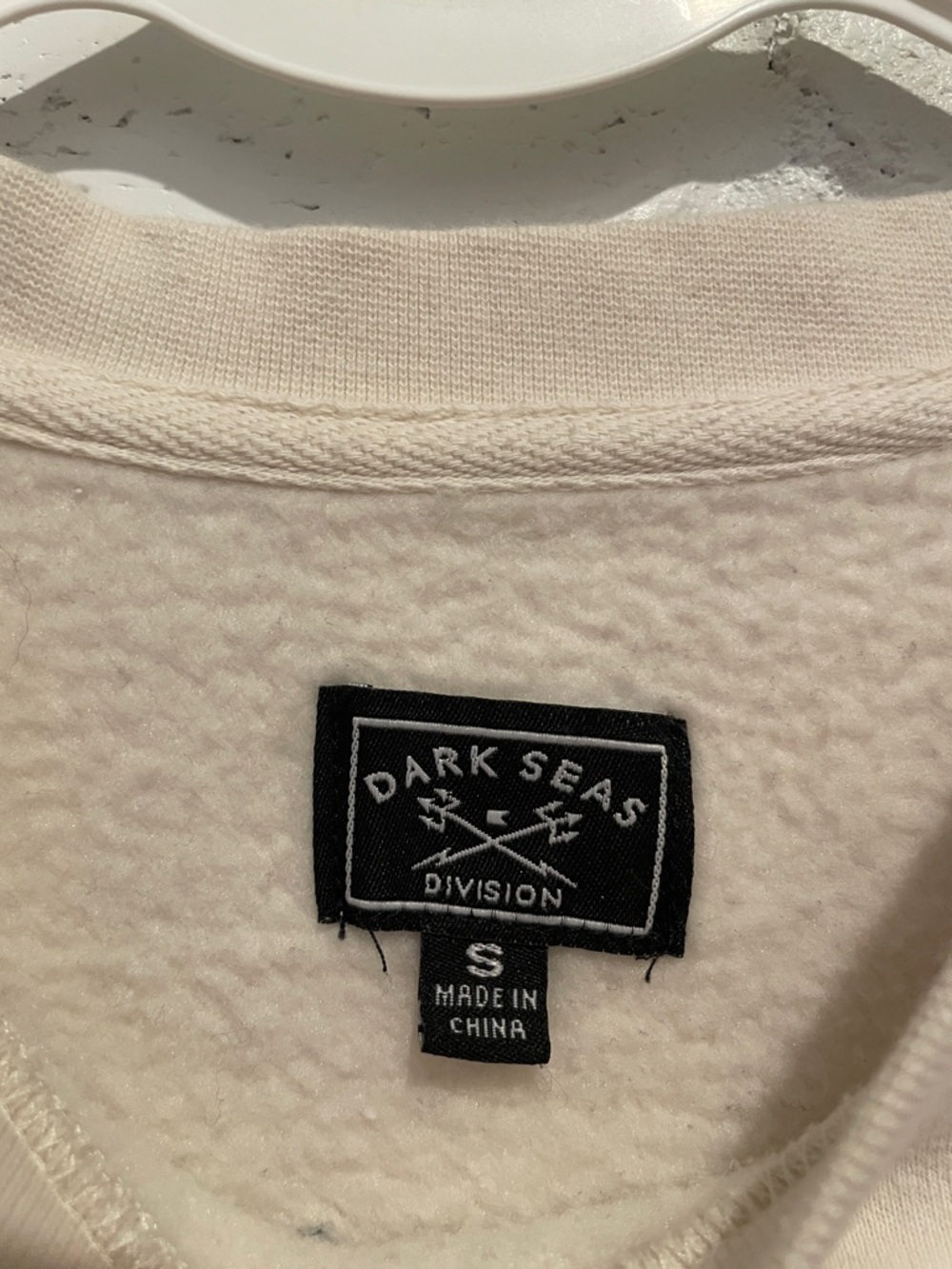 Dark Seas Surf Club Cream & Green Crewneck Sweatshirt - Women or Men - Picture 5 of 6